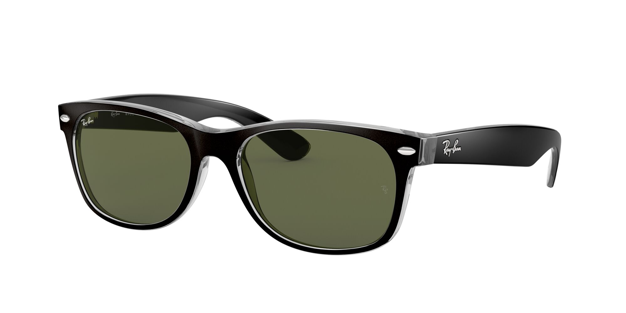 Ray-Ban RBR0502S Wayfarer Reverse 50 Blue & Transparent Navy Blue Sunglasses  | Sunglass Hut USA