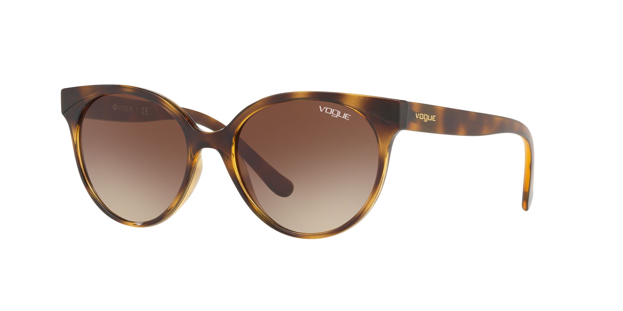 Vogue Eyewear VO5293S 53 Brown Gradient & Dark Havana Polarized Sunglasses  | Sunglass Hut USA